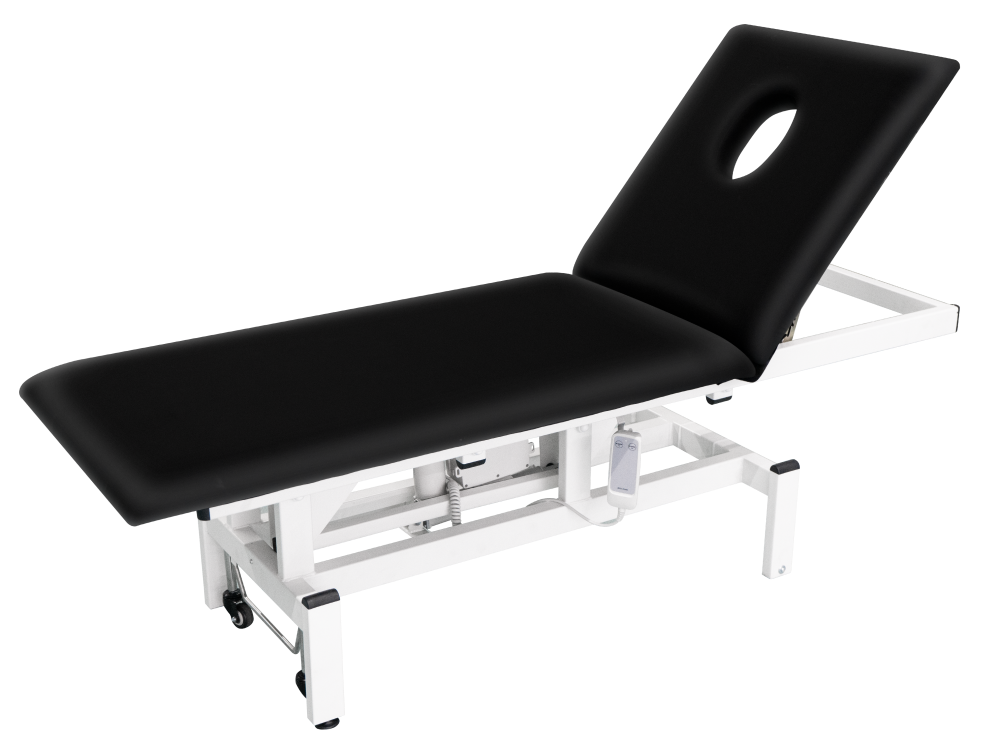 Electric massage table D4-2 with manual backrest adjustment up to 70 degrees
