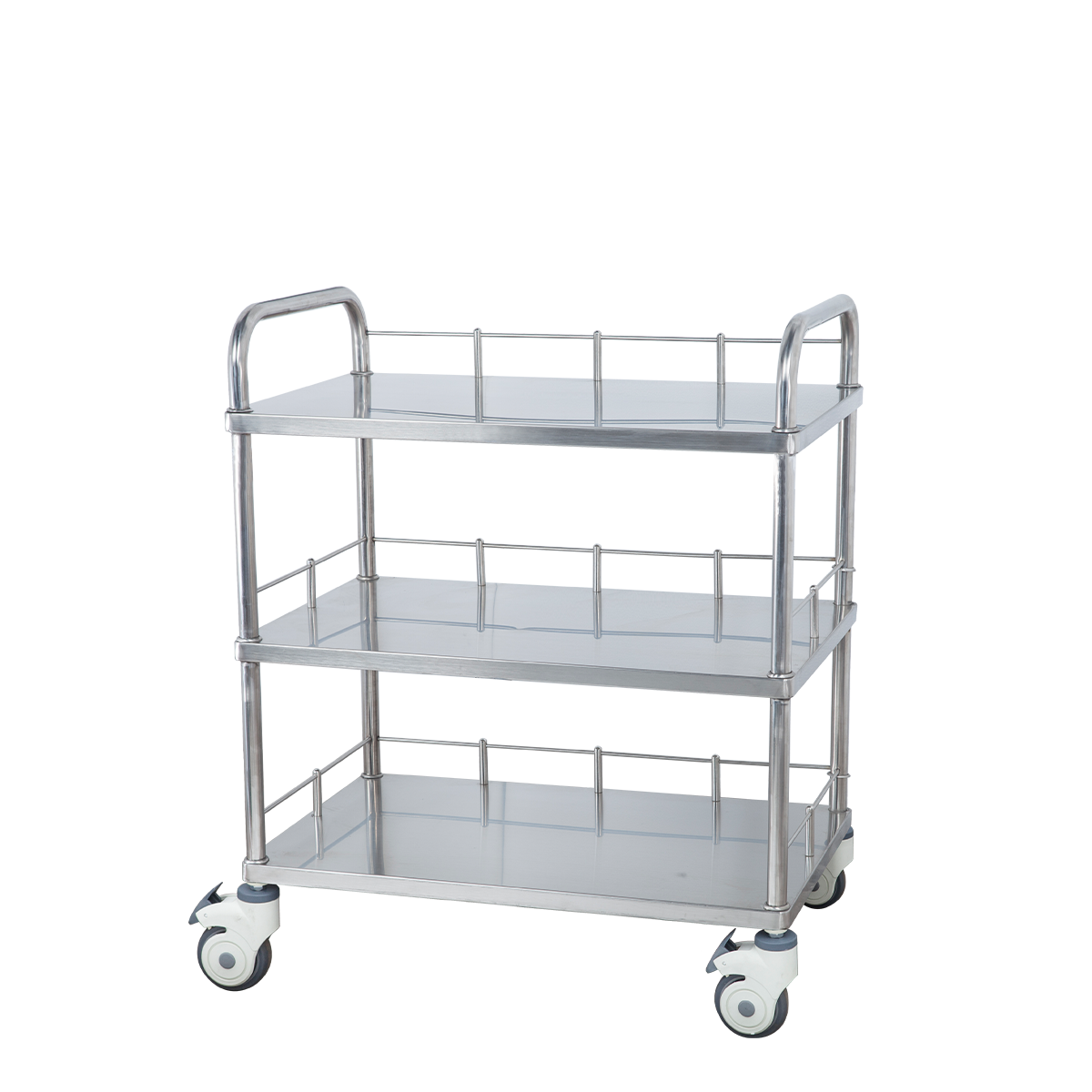 Three-Shelf Stainless Steel Instrument Cart AB15