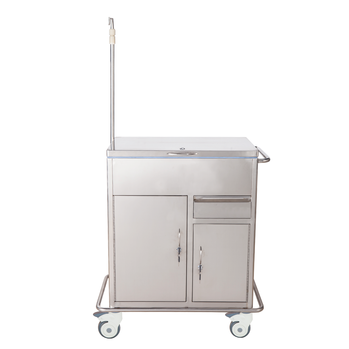 Fully Enclosed Stainless Steel Emergency Cart AB21