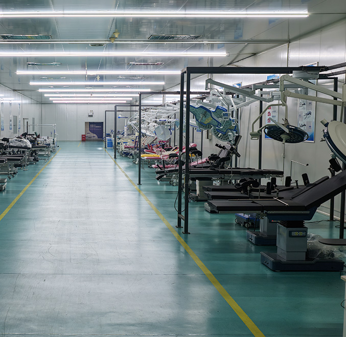 Assembly and packaging area of manufacturing facility