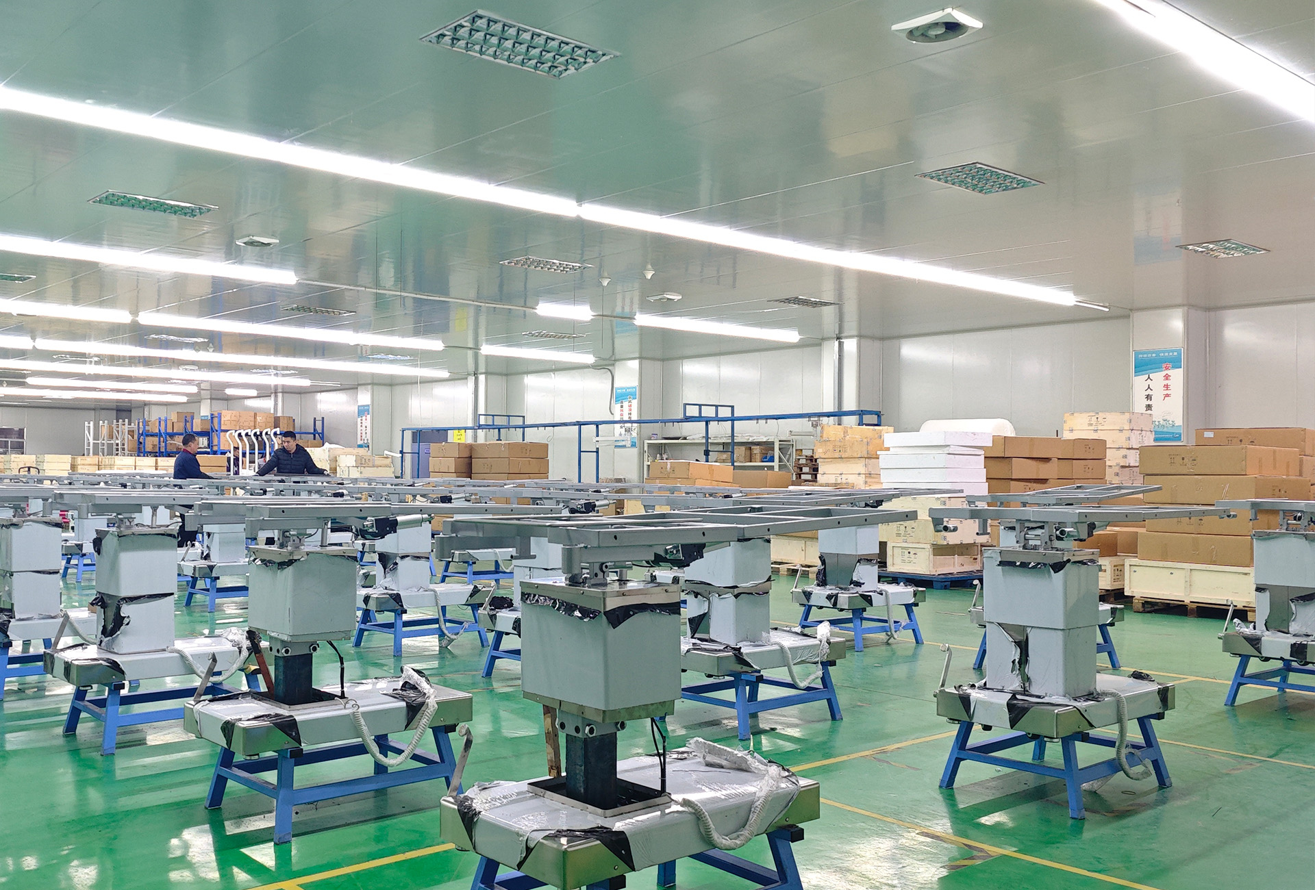 Packaging and shipping preparation area