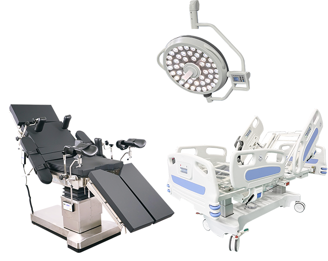 Showcase of Yuda Medical equipment