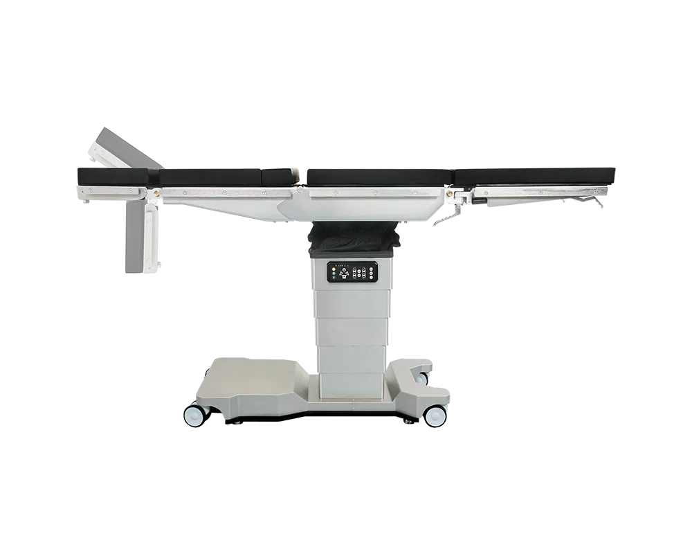 X-ray Compatible Electric Hydraulic Operating Table with Large Wheels and High Load Capacity