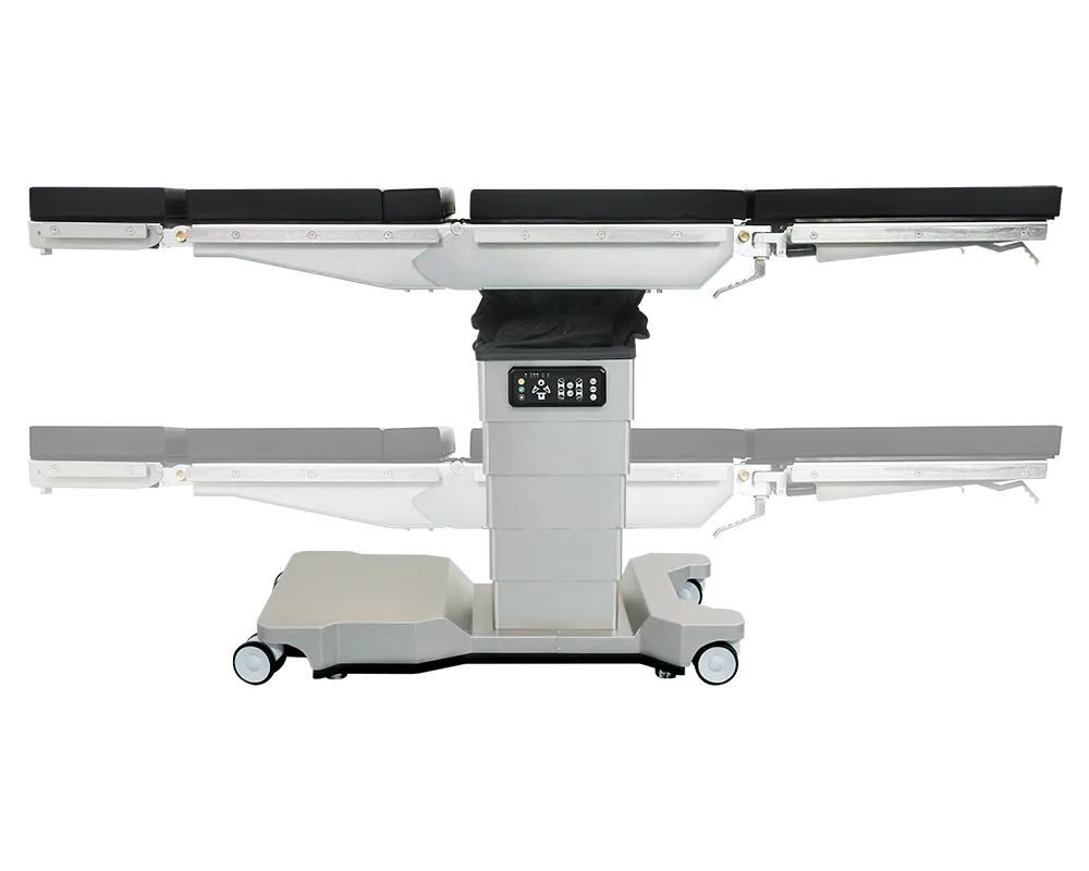 X-ray Compatible Electric Hydraulic Operating Table with Large Wheels and High Load Capacity