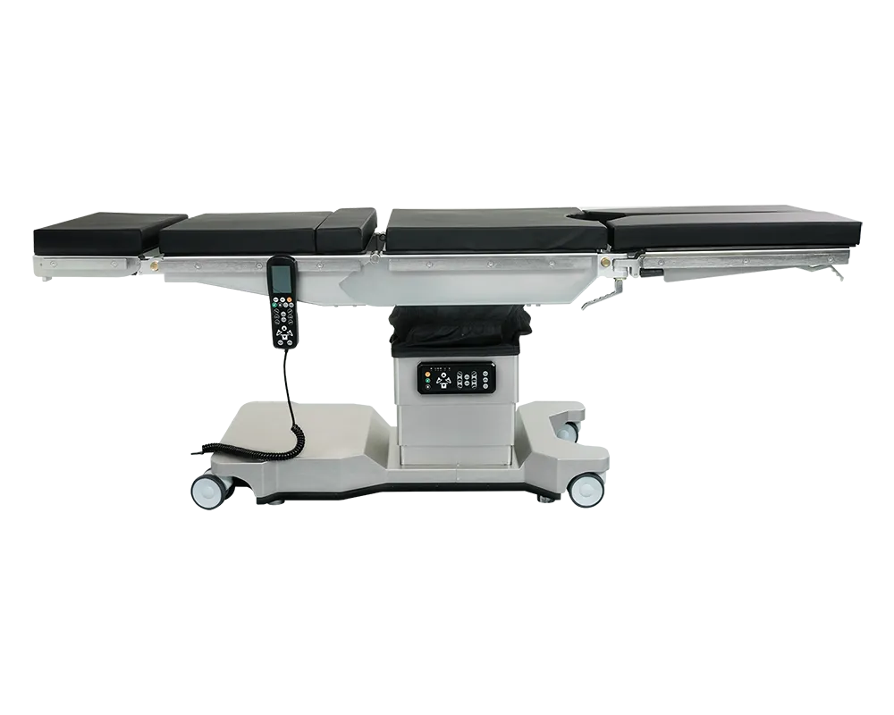 X-ray Compatible Electric Hydraulic Operating Table with Large Wheels and High Load Capacity