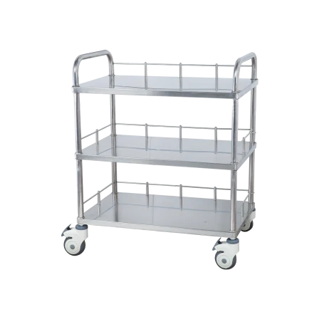Medical Carts - Stainless steel and ABS utility carts for hospitals